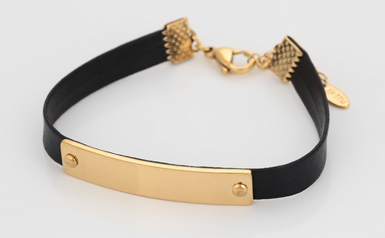 The Jada Leather Band Bracelet