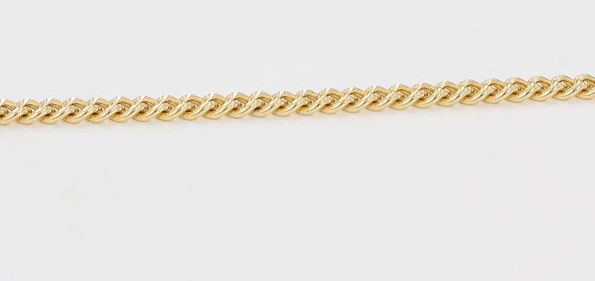 Men's Cuban Necklace 50cm - Gold