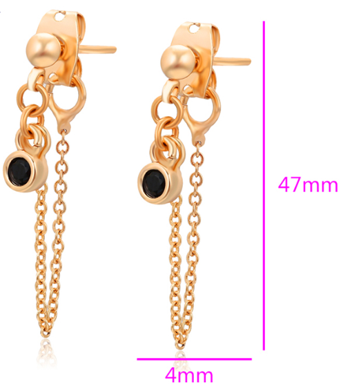 The Onyx Earrings