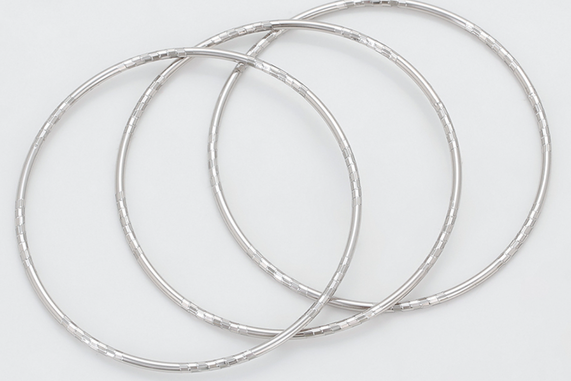 The Triple bangle Set - Silver
