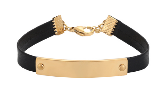 The Jada Leather Band Bracelet