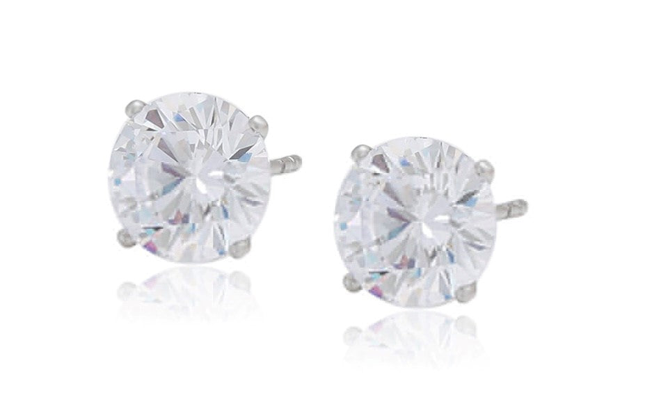 The Silver Stud Earrings