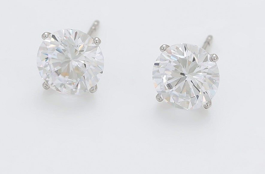 The Silver Stud Earrings