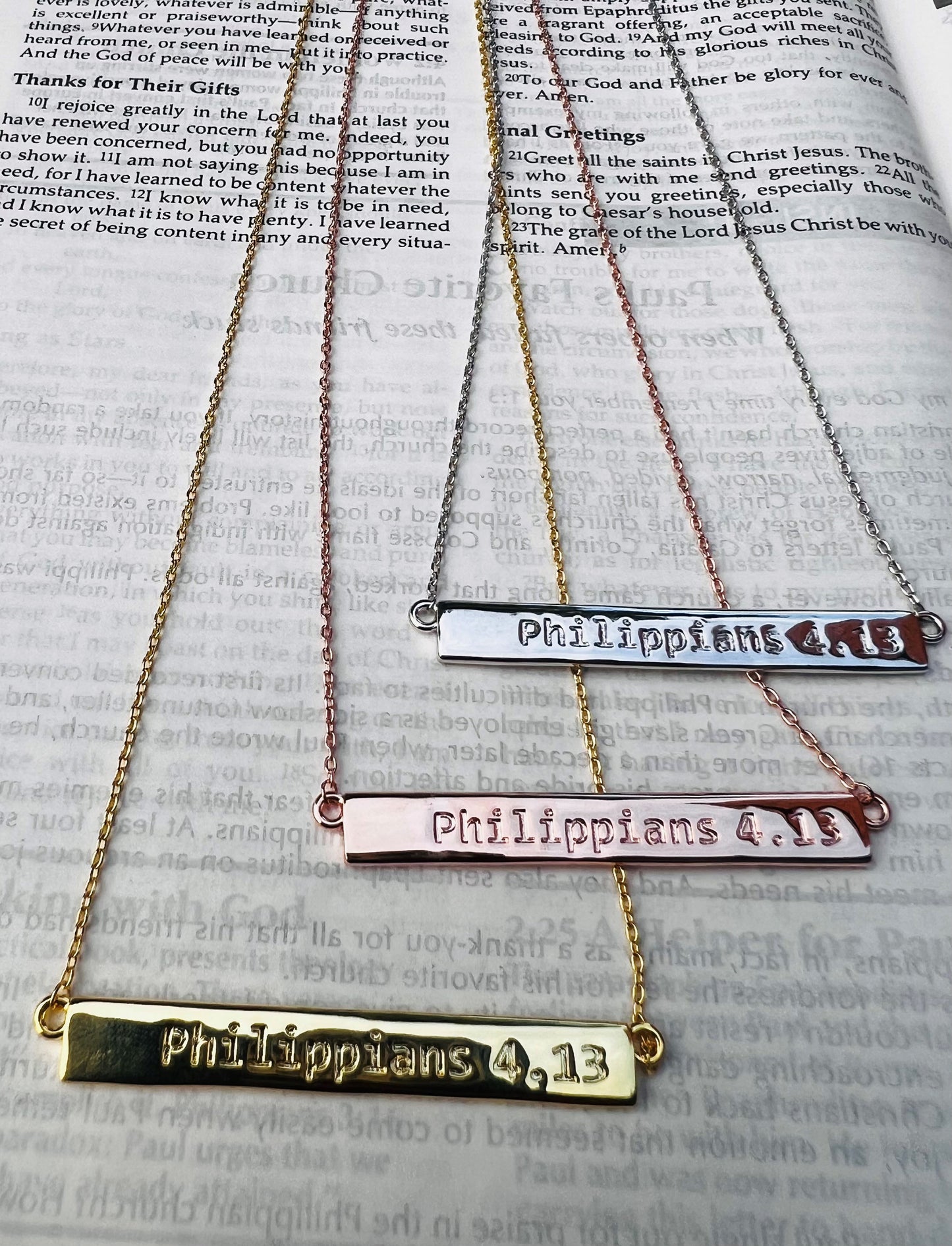 The Philippians 4.13 Necklace
